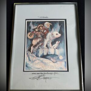 Jody Bergsma Lithograph ‘Go In Light and Love’. 84/7500
